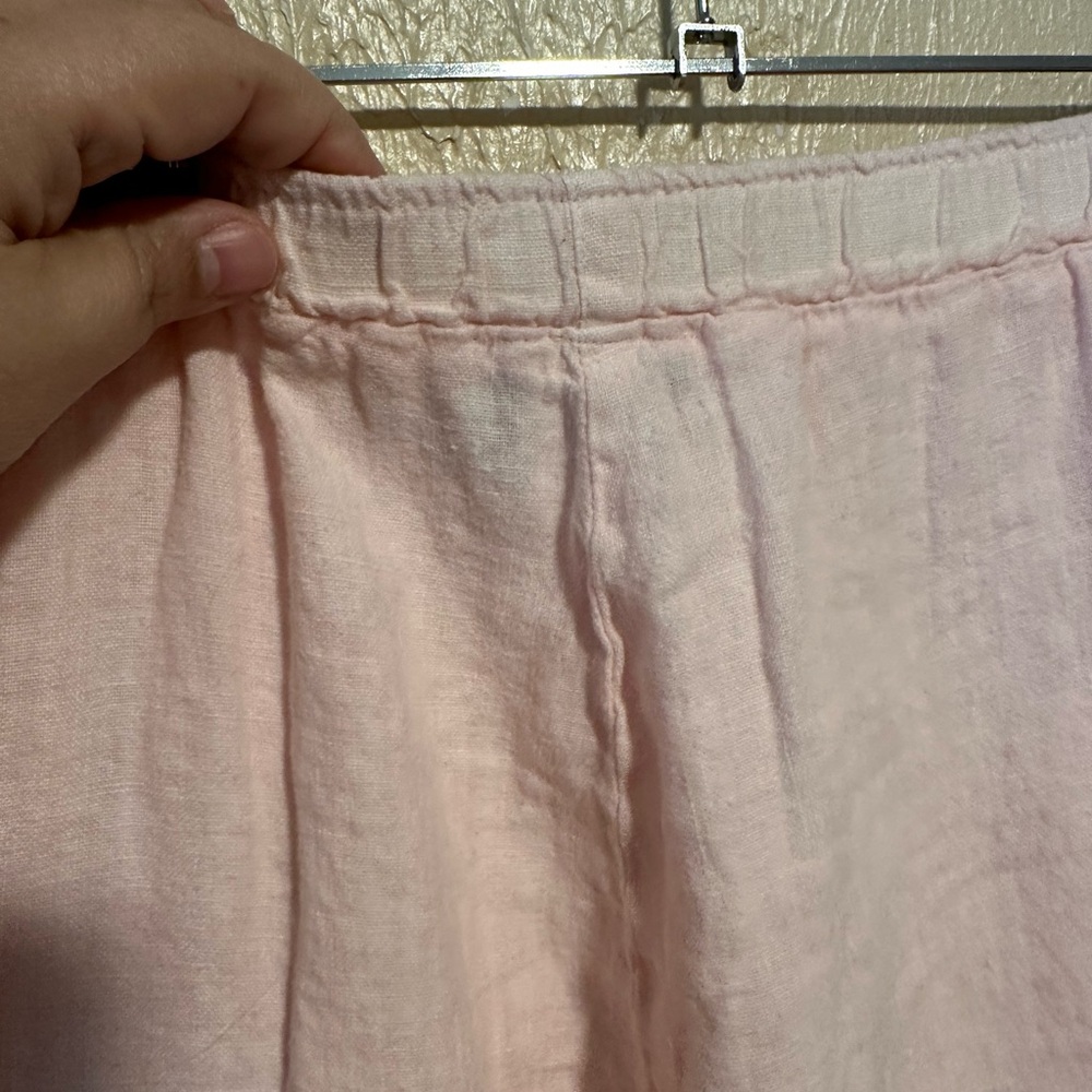 Vintage Pineapple Patch 2 Linen Pants Cropped Size Medium - Picture 8 of 8